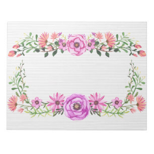 Kleines Gartengestaltungsdesign Notizblock