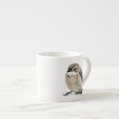 Kleines Gartenvogel-Foto Espressotasse (Vorderseite Rechts)