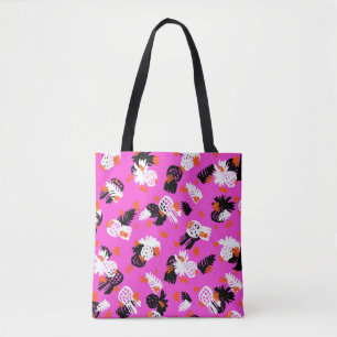 Kleines Gaumenmuster mit tropischen Motiven, Handt Tasche