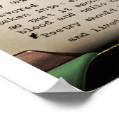 kleines Gedicht Poster (Ecke)
