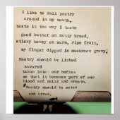 kleines Gedicht Poster (Vorne)