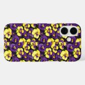 Kleines Gelb und Lila Stiefmütterchen - Handy Case (Rückseite (Horizontal))
