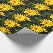 Kleines Gelbblütenpapier Geschenkpapier (Ecke)