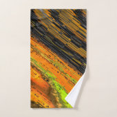 Kleines gelbliches Mosaik und deformiert Badhandtuch Set (Handtuch)