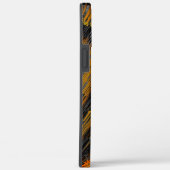 Kleines gelbliches Mosaik und deformiert Case-Mate iPhone Hülle (Rückseite / Rechts)