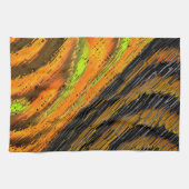 Kleines gelbliches Mosaik und deformiert Geschirrtuch (Horizontal)