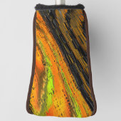 Kleines gelbliches Mosaik und deformiert Golf Headcover (Rotieren 90)