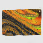 Kleines gelbliches Mosaik und deformiert Golfhandtuch (Horizontal)