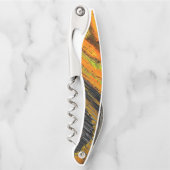 Kleines gelbliches Mosaik und deformiert Kellnermesser (Vorderseite)