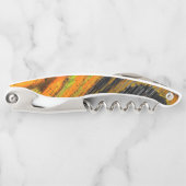 Kleines gelbliches Mosaik und deformiert Kellnermesser (Vorderseite)