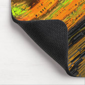 Kleines gelbliches Mosaik und deformierter Stil Mousepad (Ecke)