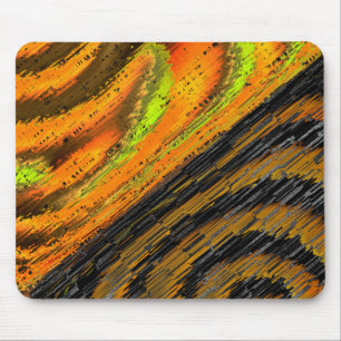 Kleines gelbliches Mosaik und deformierter Stil Mousepad