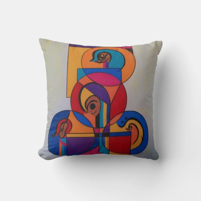 Kleines Gesichts-Kissen Kissen (Vorderseite)