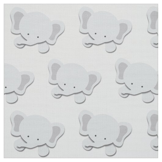 Kleines Gewebe des Elefant-| Stoff (Muster)
