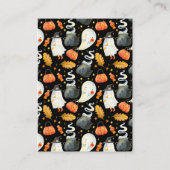 Kleines Ghost-Baby-Duschdiplom-Raffel Begleitkarte (Rückseite)