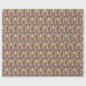 Kleines Girl Eating Cereal Geschenkpapier (Flach)