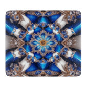 Kleines Glasspanbrett mit argentinischen Farben Schneidebrett (Vorderseite)