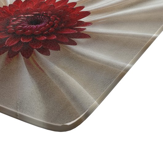 Kleines Glasspanbrett mit japanischer Farbe Schneidebrett (Ecke)