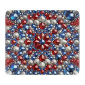 Kleines Glasspanbrett mit niederländischen Farben Schneidebrett (Vorderseite)