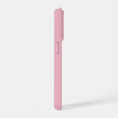 Kleines glückliches süßes rosa Schwein iPhone Hülle (Rechte Seite)