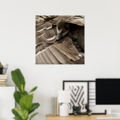 Kleines Gosling unter der Mama Poster (Heimbüro)