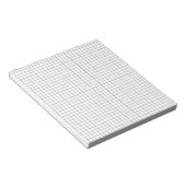 Kleines Graph Paper Note Pad Notizblock (angewinkelt)
