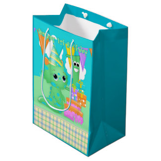 Kleines grünes Monster-1. Mittlere Geschenktüte
