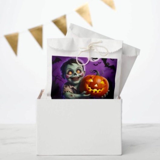 Kleines grünes Monster & Pumpkin Friend Geschenktütchen