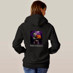 Kleines grünes Monster & Pumpkin Friend Hoodie