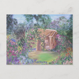 Kleines Haus am Ende des Weges Postkarte