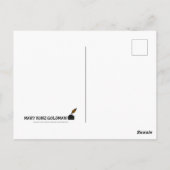 Kleines Haus auf der Hand von Prairie - Gezeichnet Postkarte (Rückseite)