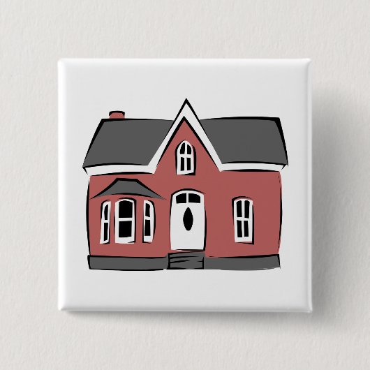 Kleines Haus Button (Vorderseite)