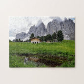 Kleines Haus der italienischen Dolomiten - Puzzle