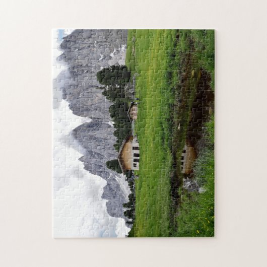 Kleines Haus der italienischen Dolomiten - Puzzle