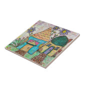 Kleines Haus Große Blume Fliese (Seite)