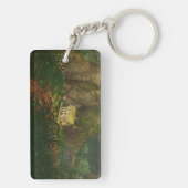 Kleines Haus im Big Woods Acrylic Schlüsselanhänge Schlüsselanhänger (Rückseite)