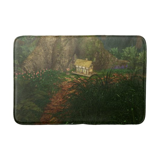 Kleines Haus im Big-Woods-Bathmat Badematte (Vorderseite)