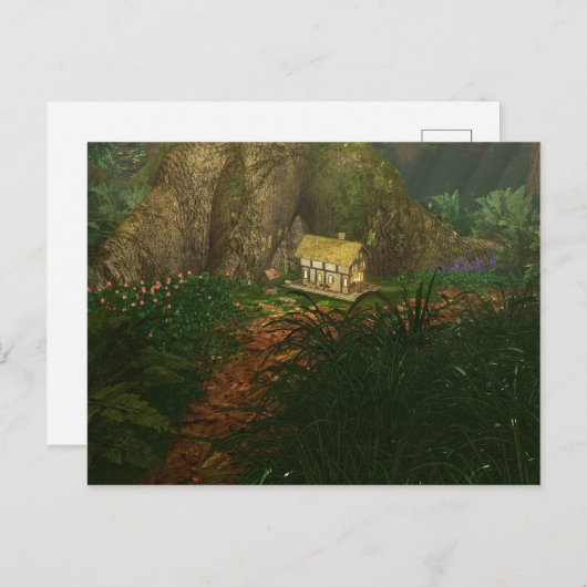 Kleines Haus im Big Woods Postcard Postkarte (Vorne/Hinten)