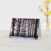 Kleines Haus im Wald Karte (Gelbe Blume)