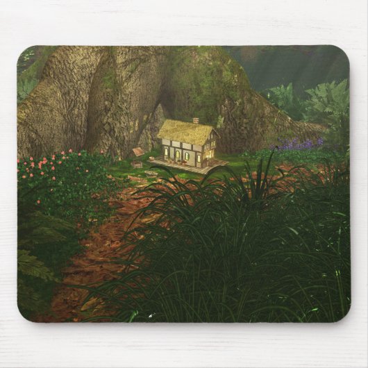 Kleines Haus in der Großen Wald-Mousepad Mousepad (Vorne)