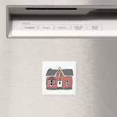 Kleines Haus Magnet (In Situ (Geschirrspüler))