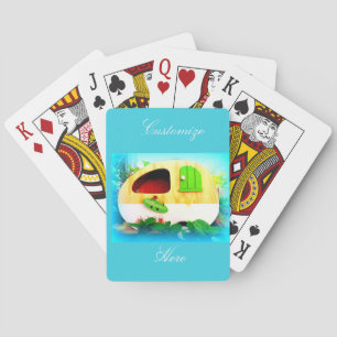 Kleines Haus Zigeunerwagen Spielkarten