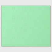 Kleines hellgrünes und weißes geschenkpapier (Flach)