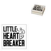 Kleines Herz-Breaker Gummistempel (Stempel)