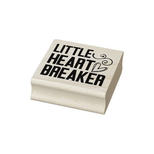Kleines Herz-Breaker Gummistempel (Stempel)
