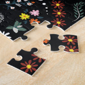 Kleines Herz der Blume: Fantasy nahtlos. Puzzle (Seite)