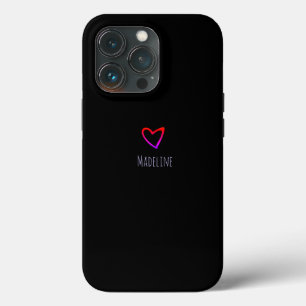 Kleines Herz Einfach Handgezeichneter Regenbogen Case-Mate iPhone Hülle