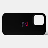 Kleines Herz einfache Hand Dragee Regenbogen Case-Mate iPhone Hülle (Rückseite (Horizontal))