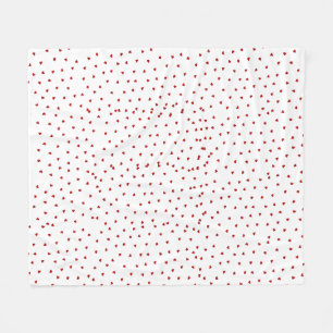 kleines Herz Fleecedecke