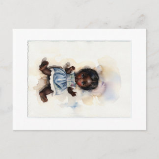 Kleines Herz, große Augen: Ein Hauch Nostalgie  Postkarte